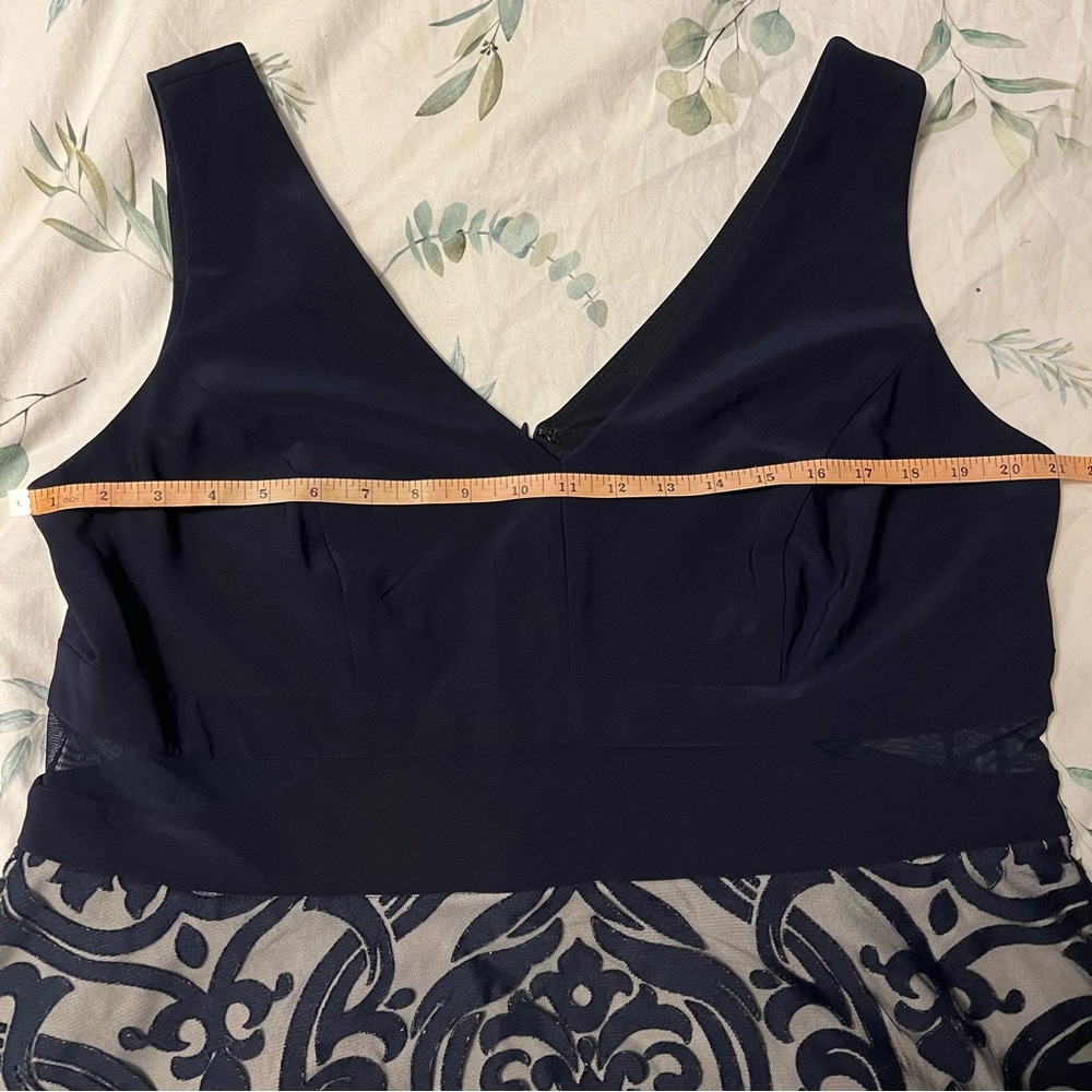 Xscape Navy Blue Formal Dress - Picture 3 of 12